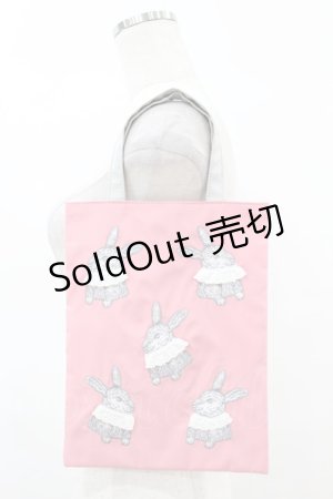 画像: Candy Stripper / Sweet Bunnyちいさいトート【Candy Stripper×ほぼ日】  ピンク H-25-07-22-1014-PU-BG-KB-ZH