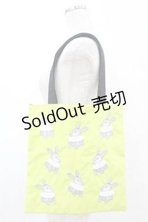 画像: Candy Stripper / Sweet Bunnyおおきいトート【Candy Stripper×ほぼ日】  イエロー H-25-07-22-1015-PU-BG-KB-ZH