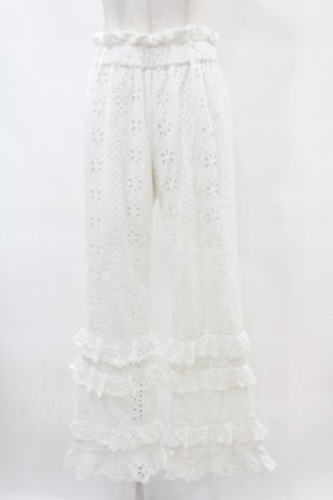 画像: Candy Stripper / LACY PANTS  ホワイト H-25-07-22-1018-PU-PA-KB-ZH