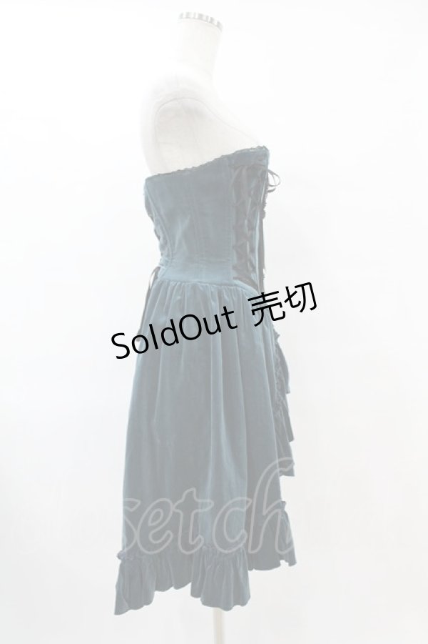 画像3: ATELIER PIERROT / Noble over Dress  グリーン H-25-07-22-1024-EL-OP-KB-ZH (3)