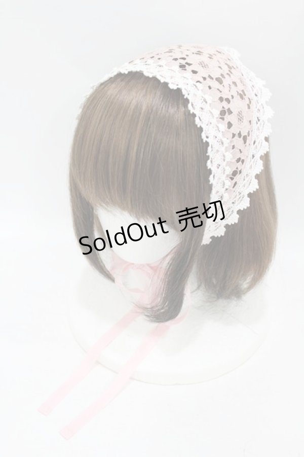 画像1: MILK / Laceバブーシュカ  ピンクレース H-25-07-22-1003-ML-AC-KB-ZH (1)