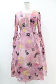 画像1: MILK / ジュリエットdress  プラムピンク H-25-07-22-1030-ML-OP-KB-ZH (1)