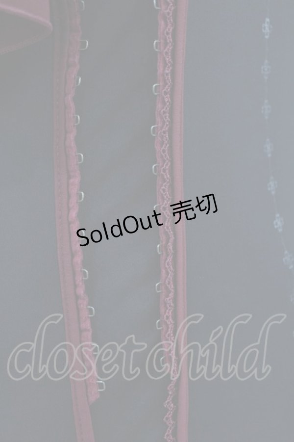 画像3: Ozz oneste / チャイナ刺繍ワンピース  黒×赤 H-25-07-22-1031-OO-OP-KB-ZH (3)