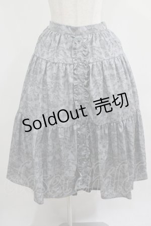 画像: m petit by misako / NINA’Sコラボ トワルドジュイリバーシブルスカート LL グレー/ブラック　リバーシブル H-25-07-22-009-LO-SK-NS-ZH