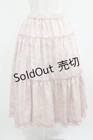 画像: m petit by misako / NINA'S RVパニエスカート LL ピンク/アイボリー　リバーシブル H-25-07-22-010-LO-SK-NS-ZH