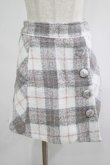 画像1: LIZ LISA / チェック台形スカート Free グレー H-25-07-22-013-LO-SK-NS-ZT082 (1)