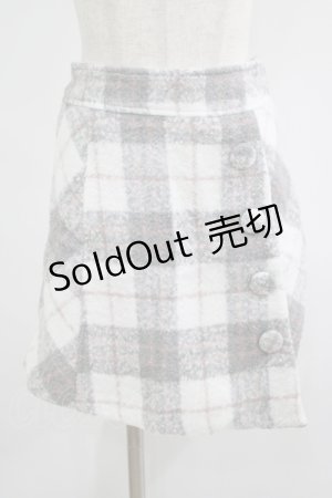 画像: LIZ LISA / チェック台形スカート Free グレー H-25-07-22-013-LO-SK-NS-ZH