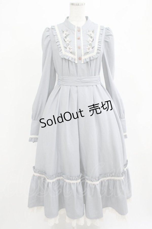 画像1: Hoshibako Works / ジャスミンヨークカラーワンピース Free 水色 H-25-07-22-016-LO-OP-NS-ZH (1)