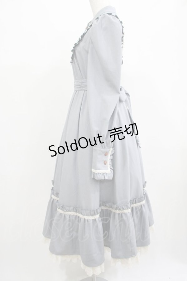 画像2: Hoshibako Works / ジャスミンヨークカラーワンピース Free 水色 H-25-07-22-016-LO-OP-NS-ZH (2)