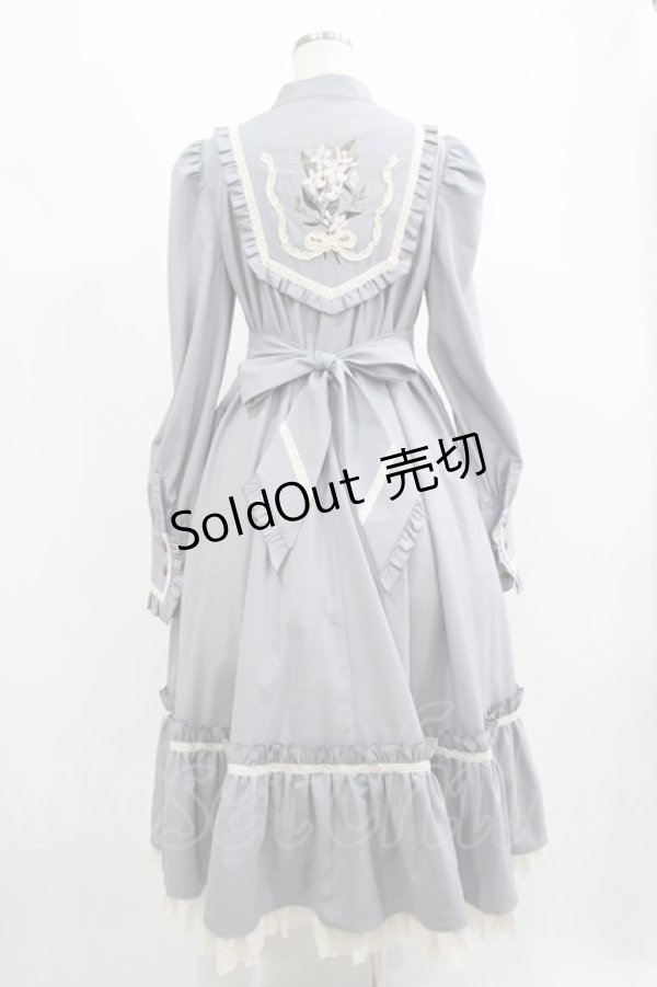 画像3: Hoshibako Works / ジャスミンヨークカラーワンピース Free 水色 H-25-07-22-016-LO-OP-NS-ZH (3)