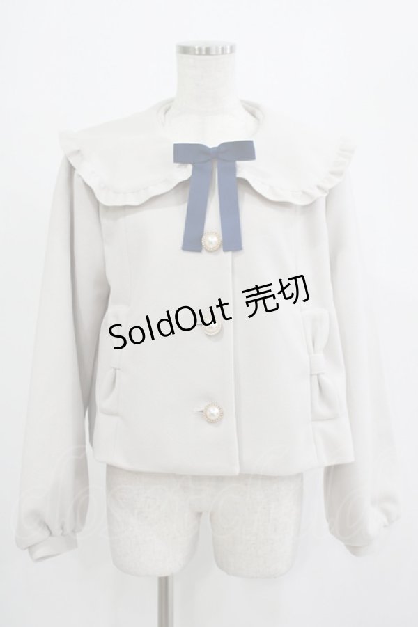 画像1: Amavel / ショートコート M アイボリー H-25-07-22-021-CA-CO-NS-ZH (1)