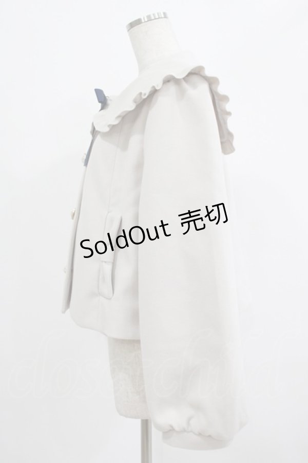 画像2: Amavel / ショートコート M アイボリー H-25-07-22-021-CA-CO-NS-ZH (2)