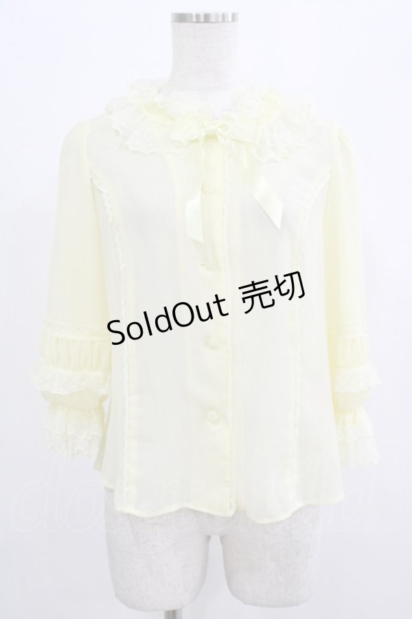 画像1: Angelic Pretty / ホイップDollブラウス Free イエロー H-25-07-22-023-AP-BL-NS-ZH (1)