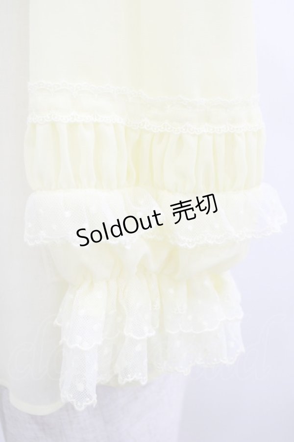 画像4: Angelic Pretty / ホイップDollブラウス Free イエロー H-25-07-22-023-AP-BL-NS-ZH (4)