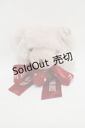 画像: PINK HOUSE / PINK HOUSE×misako aoki strawberry choco bearコサージュキーホルダー  ピンク H-25-07-23-009-LO-ZA-NS-ZH