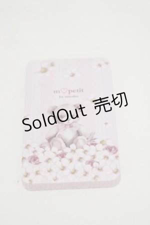 画像: m petit by misako / コンパクトミラー&コーム  ピンク H-25-07-23-010-LO-ZA-NS-ZH
