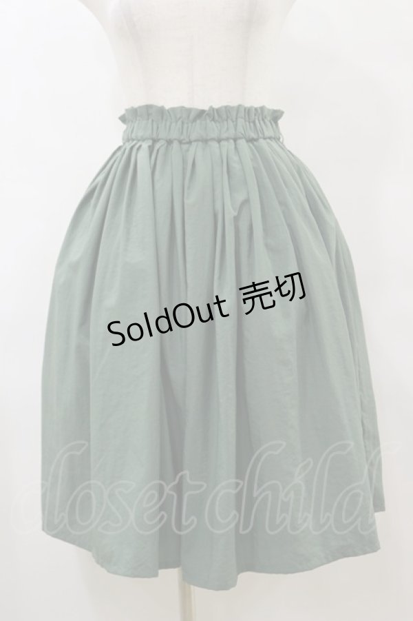 画像1: F&A / スパンブロードボリュームスカート Free GREEN H-25-07-23-065-LO-SK-NS-ZH (1)