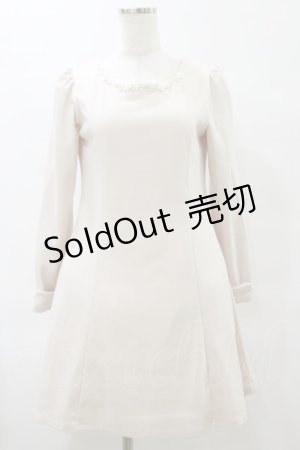 画像: LODISPOTTO / バックリボンワンピース M アイボリー H-25-07-23-069-LO-OP-NS-ZH