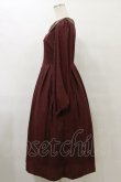 画像3: Maison de FLEUR / 女王/ワンピース Free Bordeaux H-25-07-23-074-LO-OP-NS-ZH (3)