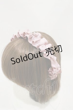 画像: m petit by misako / AMギャザーカチューシャ  ピンク H-25-07-23-002-LO-AC-NS-ZH
