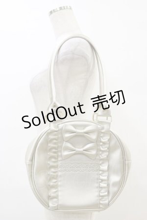 画像: axes femme kawaii / ツインリボンラウンドバッグ  ラベンダー H-25-07-23-023-AX-BG-NS-ZH