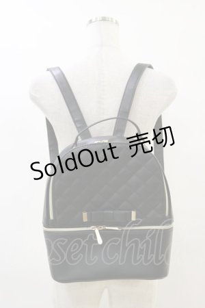 画像: m petit by misako / TT*AMキルティングRK  ブラック H-25-07-23-026-LO-BG-NS-ZH