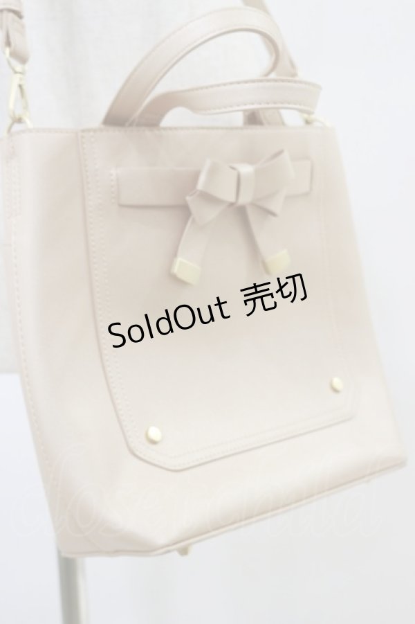 画像2: m petit by misako / AMマエリボン2WAYバッグ  ピンク H-25-07-23-028-LO-BG-NS-ZH (2)