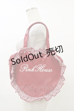 画像: PINK HOUSE / PINK HOUSE × misako aoki ハートバッグ  レッド H-25-07-23-029-LO-BG-NS-ZH