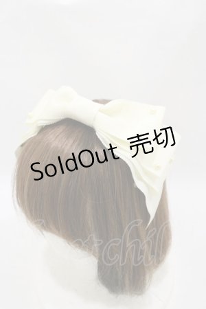 画像: Melody BasKet / グログランリボンクリップ  オフ H-25-07-23-005-LO-AC-NS-ZH