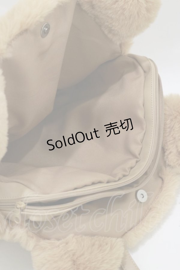 画像2: PINK HOUSE / PINK HOUSE×misako aoki くまみみファーバッグ  ベージュ H-25-07-23-032-LO-BG-NS-ZH (2)