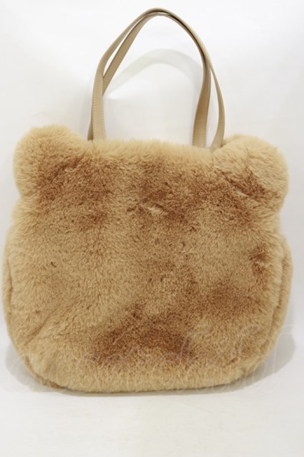 画像3: PINK HOUSE / PINK HOUSE×misako aoki くまみみファーバッグ  ベージュ H-25-07-23-032-LO-BG-NS-ZH (3)