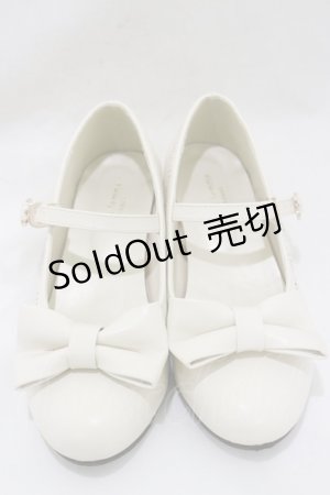 画像: axes femme kawaii / ローヒールリボンパンプス L オフ H-25-07-23-033-AX-SH-NS-ZH