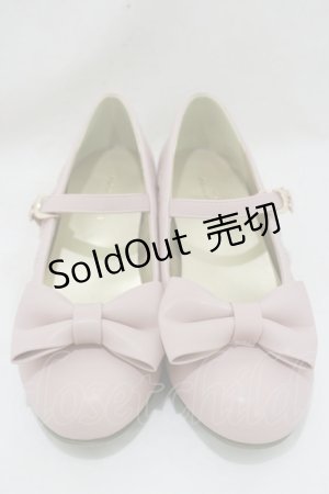画像: axes femme kawaii / ローヒールリボンパンプス  L(24.5cm) ピンク H-25-07-23-034-AX-SH-NS-ZH