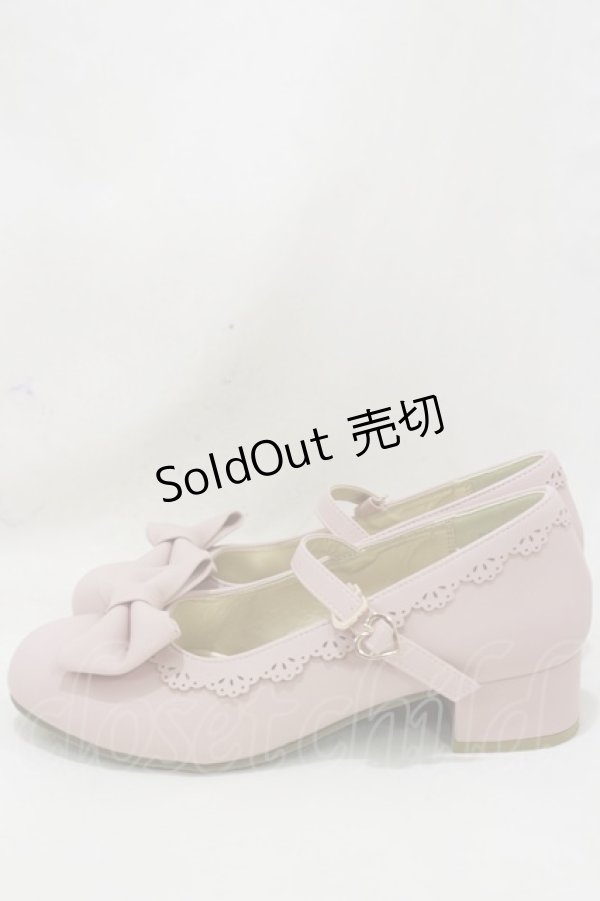 axes femme kawaii / ローヒールリボンパンプス L(24.5cm