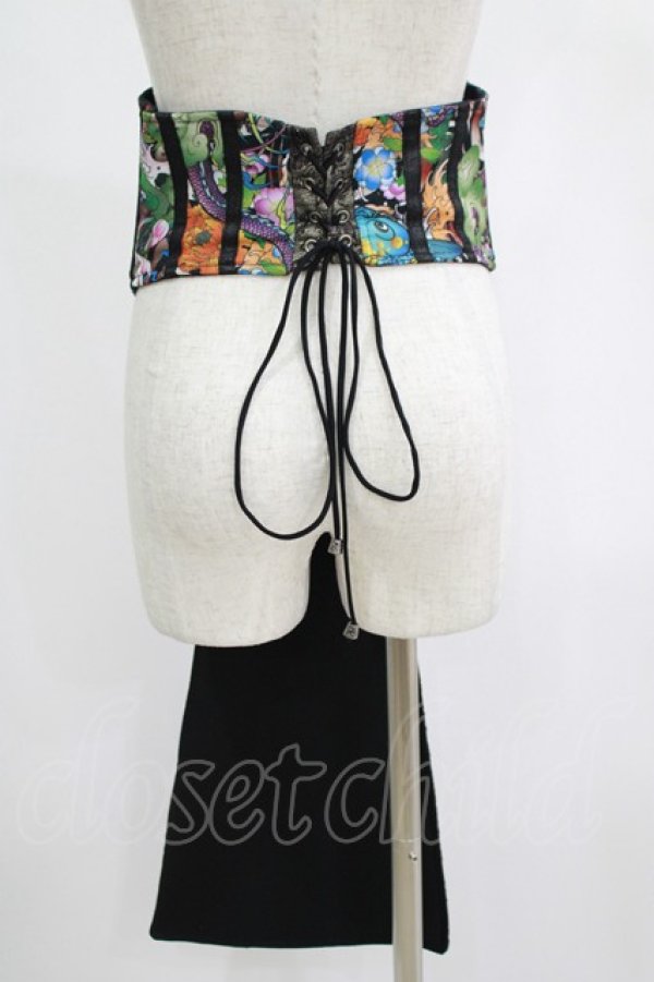 画像3: Qutie Frash / 2017パティキュラ限定 コルセット  ブラック×ネオン H-25-11-16-008-QU-TO-KB-ZH (3)