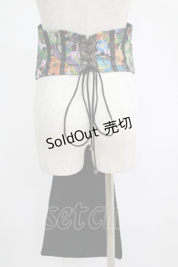 画像3: Qutie Frash / 2017パティキュラ限定 コルセット  ブラック×ネオン H-25-11-16-008-QU-TO-KB-ZH (3)