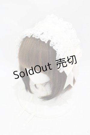 画像: SPINNS / レースヘッドドレス  生成り H-25-07-24-1005-0-AC-NS-ZH