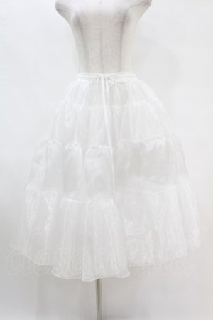 画像: axes femme kawaii / ミディオーガンジーパニエ M オフ H-25-07-24-1049-AX-SK-NS-ZH