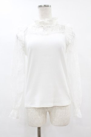 画像: Secret Honey / レース切替トップス Free オフ H-25-07-24-1059-CA-TO-NS-ZH