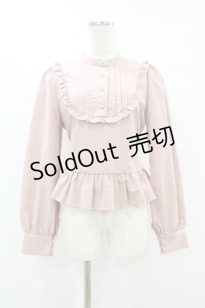 画像: FLC / MINA*ペプラムブラウス M ピンク H-25-07-24-1063-0-BL-NS-ZH