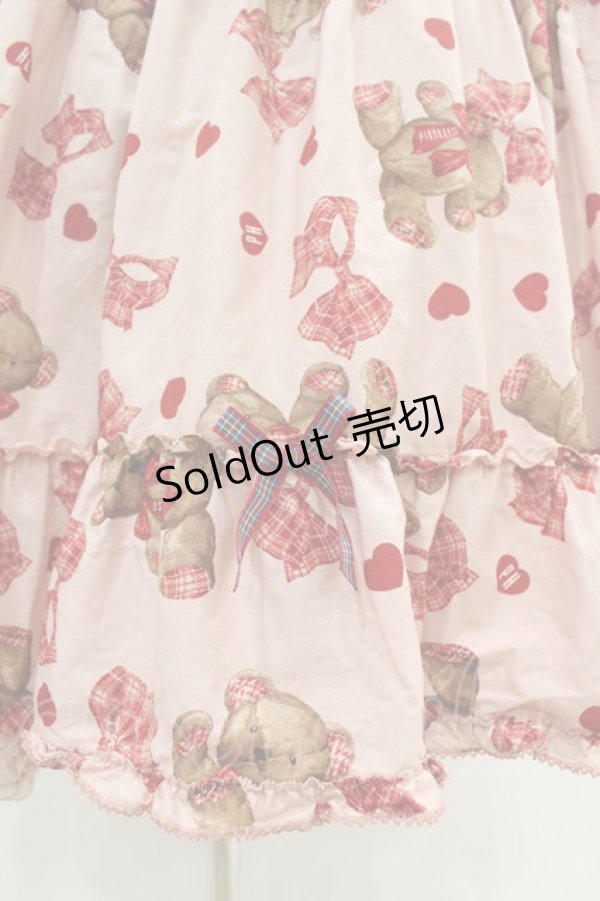 画像5: PINK HOUSE / PINK HOUSE×misako＆einkoラブリボンベアプリントミディワンピース Free ピンク H-25-07-24-1013-LO-OP-NS-ZH (5)