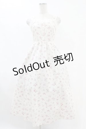 画像: evelyn / 花柄レースワンピース Free オフ/ピンク H-25-07-24-1024-LO-OP-NS-ZH