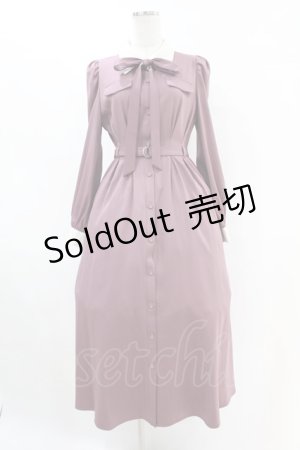 画像: REDYAZEL / リボンタイパフスリーブワンピース S ピンク H-25-07-24-1028-0-OP-NS-ZH