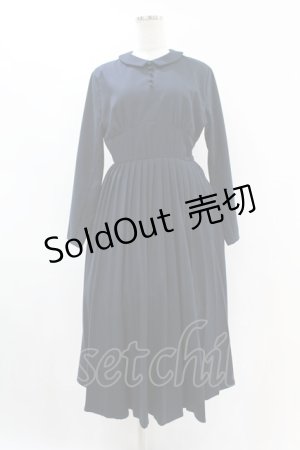 画像: an another angelus / フィットandフレアープリーツ使いワンピース Free NAVY H-25-07-24-1032-CA-OP-NS-ZH
