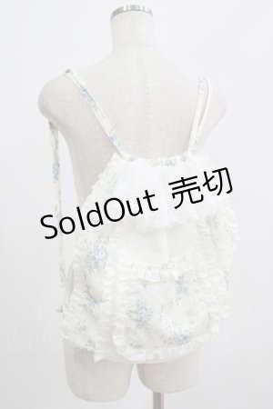 画像: merry jenny / floralレースナップサック  ブルー H-25-07-24-066-LO-BG-KB-ZH