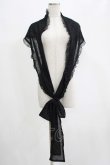画像3: Moi-meme-Moitie / ネットリボンストール  黒 H-25-07-24-069-MO-ZA-KB-ZH (3)