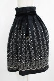 画像2: Jane Marple / ドット刺繍スカート  黒 H-25-07-24-014-JM-SK-KB-ZH (2)