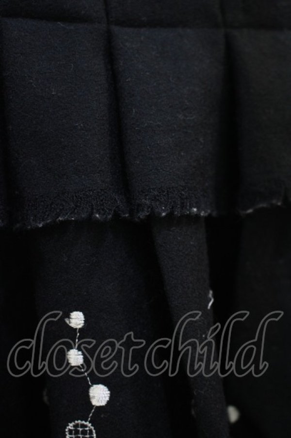 画像5: Jane Marple / ドット刺繍スカート  黒 H-25-07-24-014-JM-SK-KB-ZH (5)