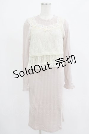 画像: LIZ LISA / ニットワンピース Free ピンク H-25-07-25-031-LO-OP-NS-ZH