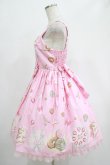 画像2: Angelic Pretty / ア・ラ・カルトティータイムおでかけジャンパースカート Free ピンク H-25-07-25-004-AP-OP-NS-ZH (2)